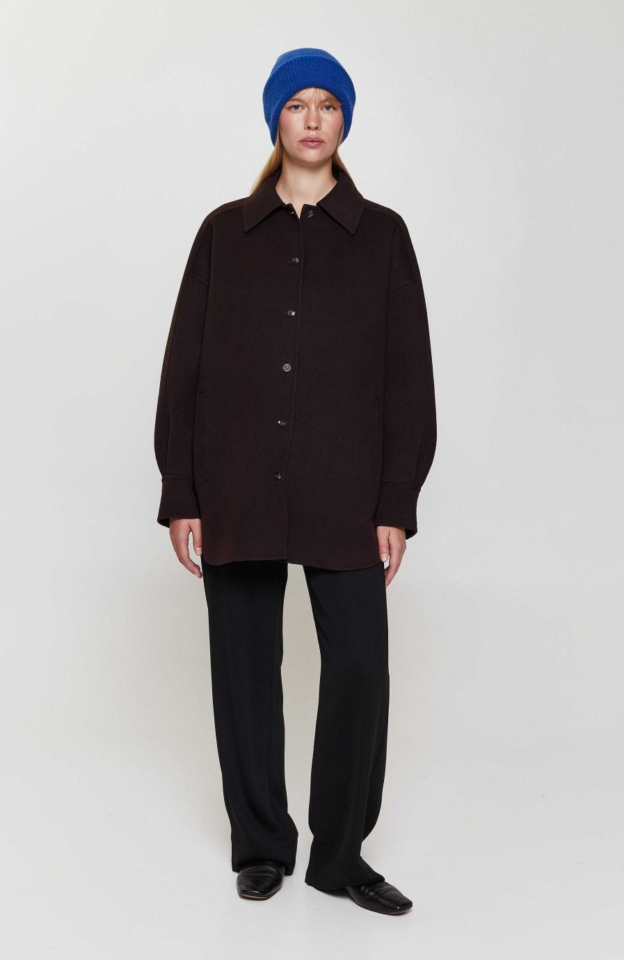 Women HOUSE OF DAGMAR | Oversize Wool Shirt Jacket Dakota