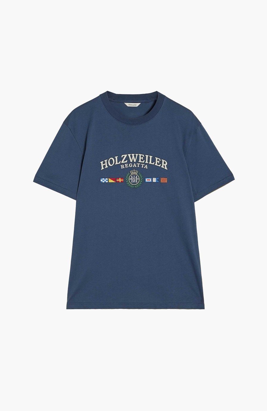 Men HOLZWEILER | Patch Embroidered T-Shirt Regatta