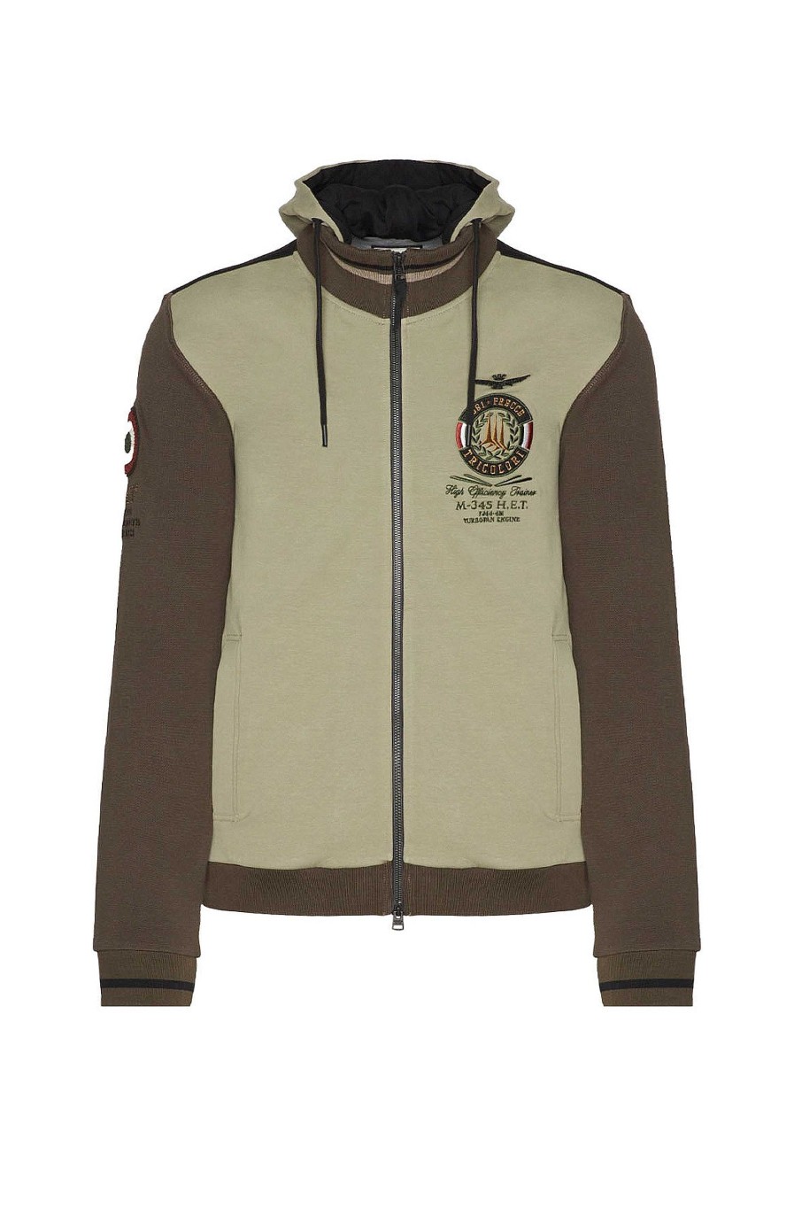 Men AERONAUTICA MILITARE | Patch Hooded Sweatshirt