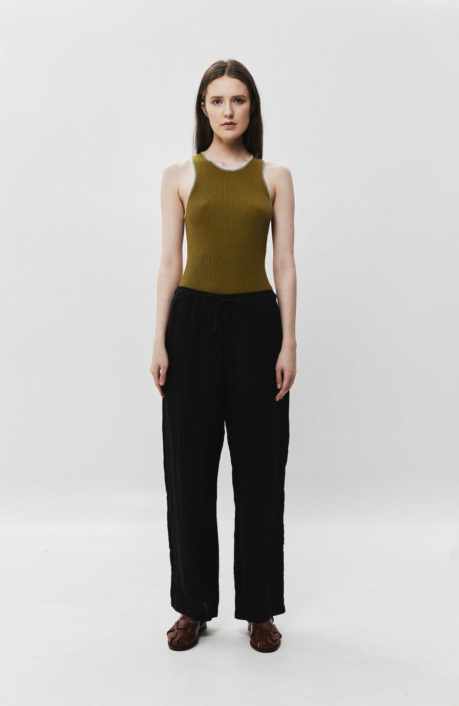 Women 120% LINO | Straight-Leg Linen Trousers