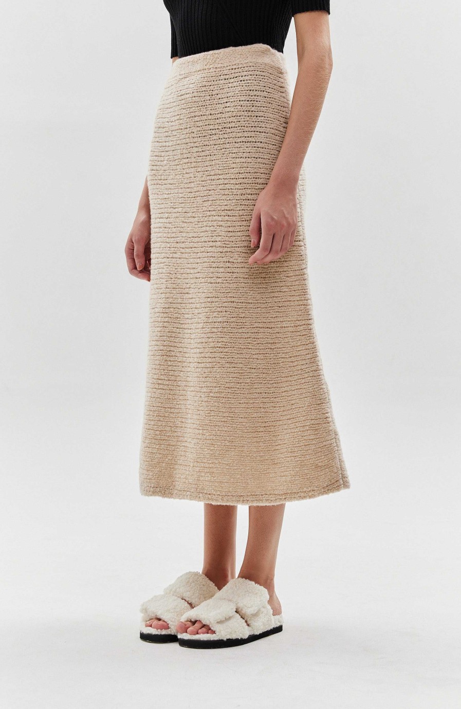 Women ERIKA CAVALLINI | Knitted Boucle Skirt