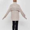 Women LISA YANG | Fringed Knit Cardigan Elisa