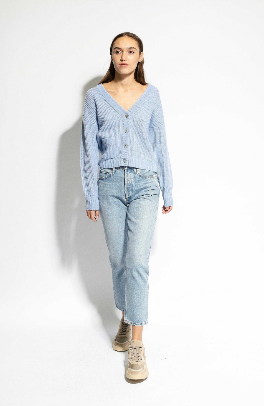 Women FTC CASHMERE | Button-Up Cashmere Cardigan