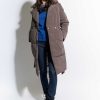 Women DUNO | Double-Breasted Quilted Coat Emerald