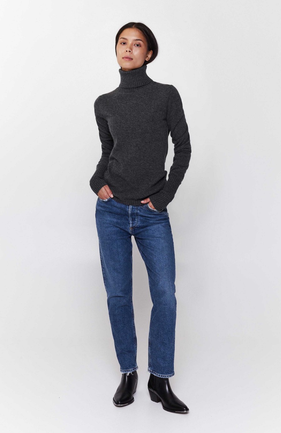 Women FTC CASHMERE | Turtleneck Cashmere Sweater