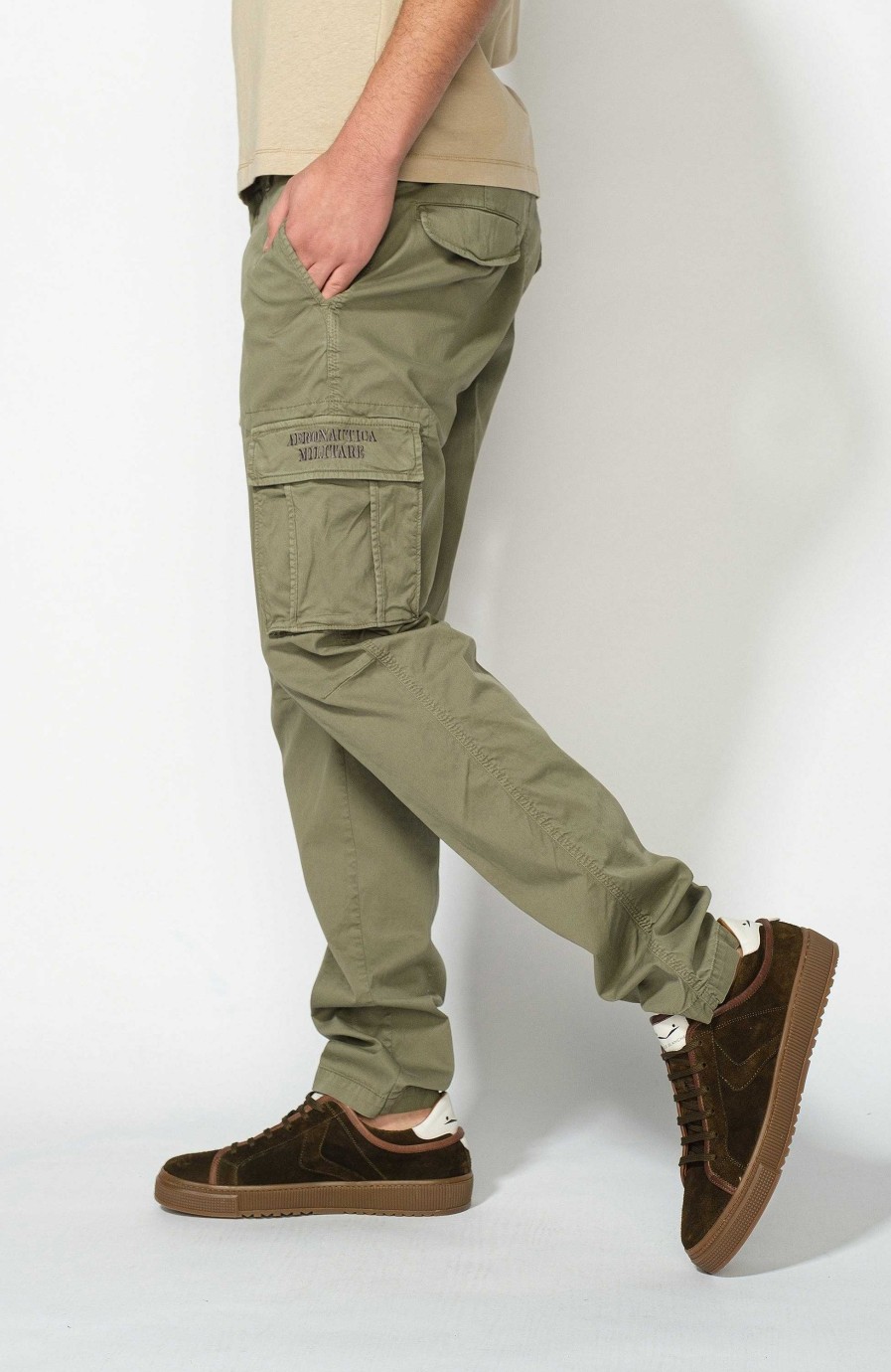 Men AERONAUTICA MILITARE | Cargo Cotton Trousers