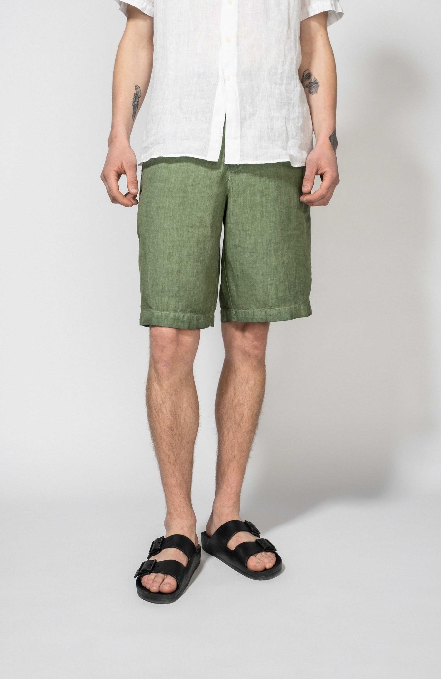 Men 120% LINO | Linen Bermuda Shorts