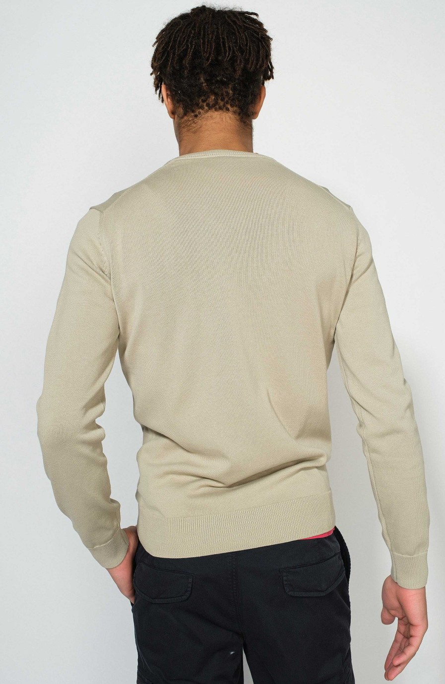 Men AERONAUTICA MILITARE | Eagle-Patch Crewneck Sweater