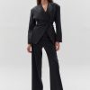 Women ERIKA CAVALLINI | Tie-Front Wool Blazer