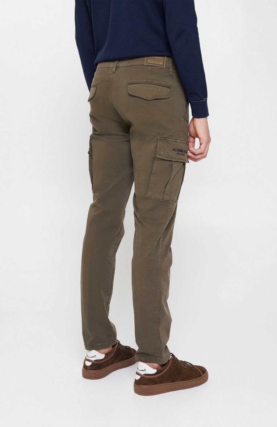 Men AERONAUTICA MILITARE | Cargo Cotton Trousers