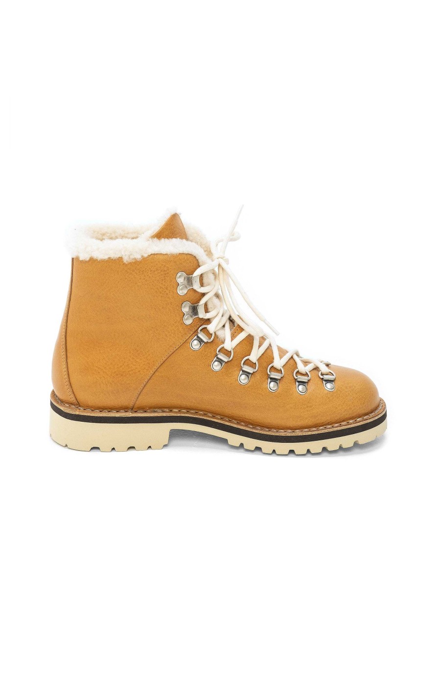 Women FRACAP | Fur-Lining Leather Boots Alto Bear