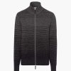 Men FTC CASHMERE | Pattern Zipped Cardigan