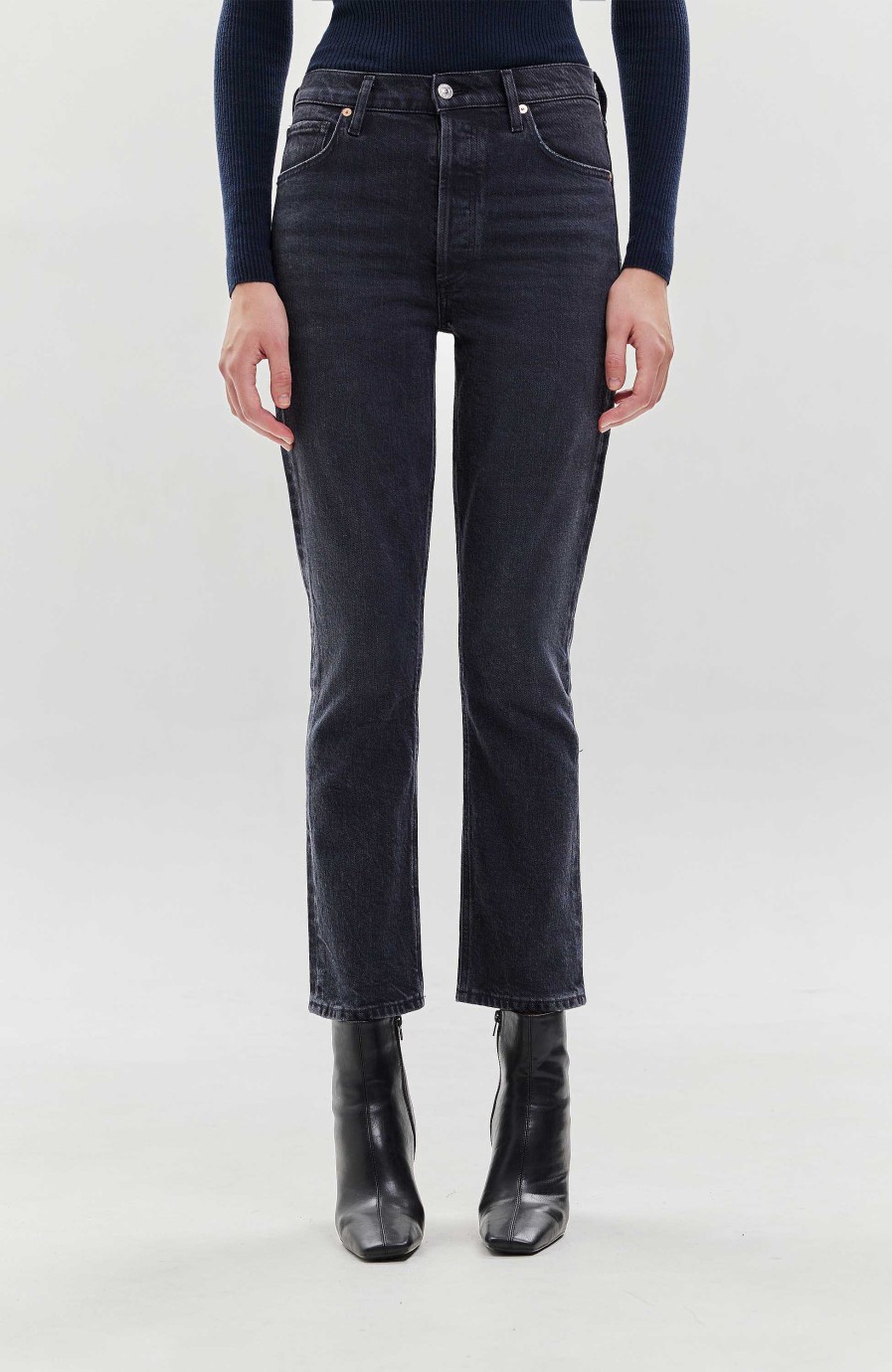 Women CITIZENS OF HUMANITY | High-Rise Straight Jeans Charlotte