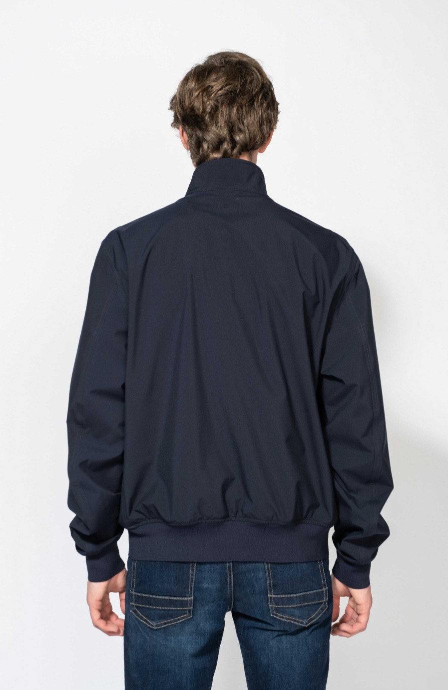 Men BLAUER | Lightweight Neoprene Bomber Jacket Alfredo