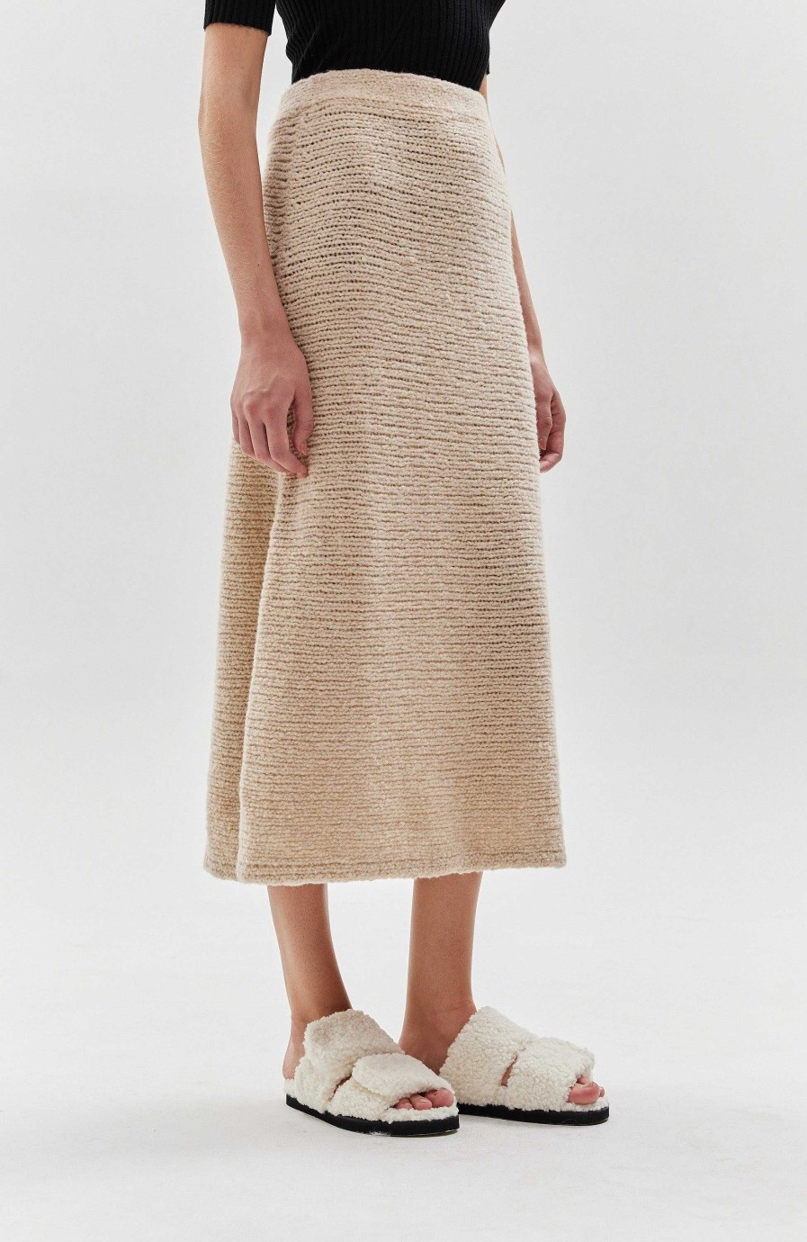 Women ERIKA CAVALLINI | Knitted Boucle Skirt