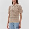 Women TIGER OF SWEDEN | Short-Sleeve Poloneck Top Cedrik Rws