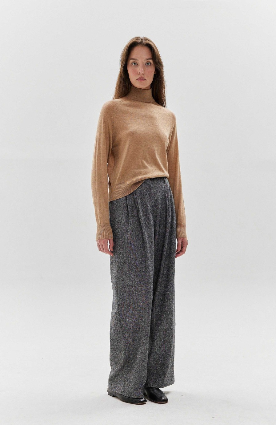 Women ERIKA CAVALLINI | Highneck Wool Sweater