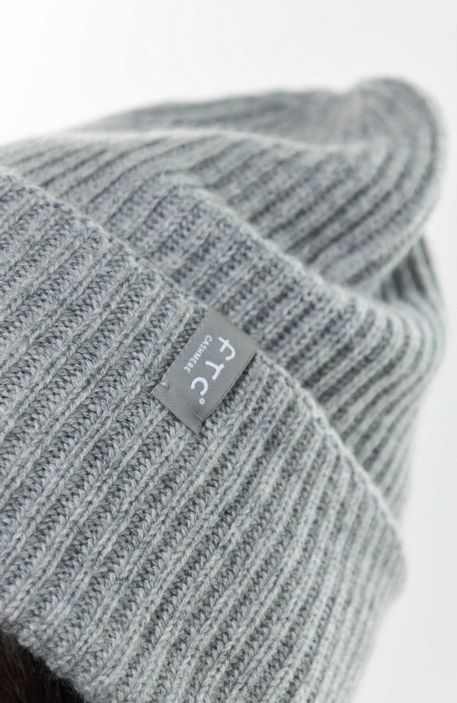 Women FTC CASHMERE | Turn-Up Knitted Beanie