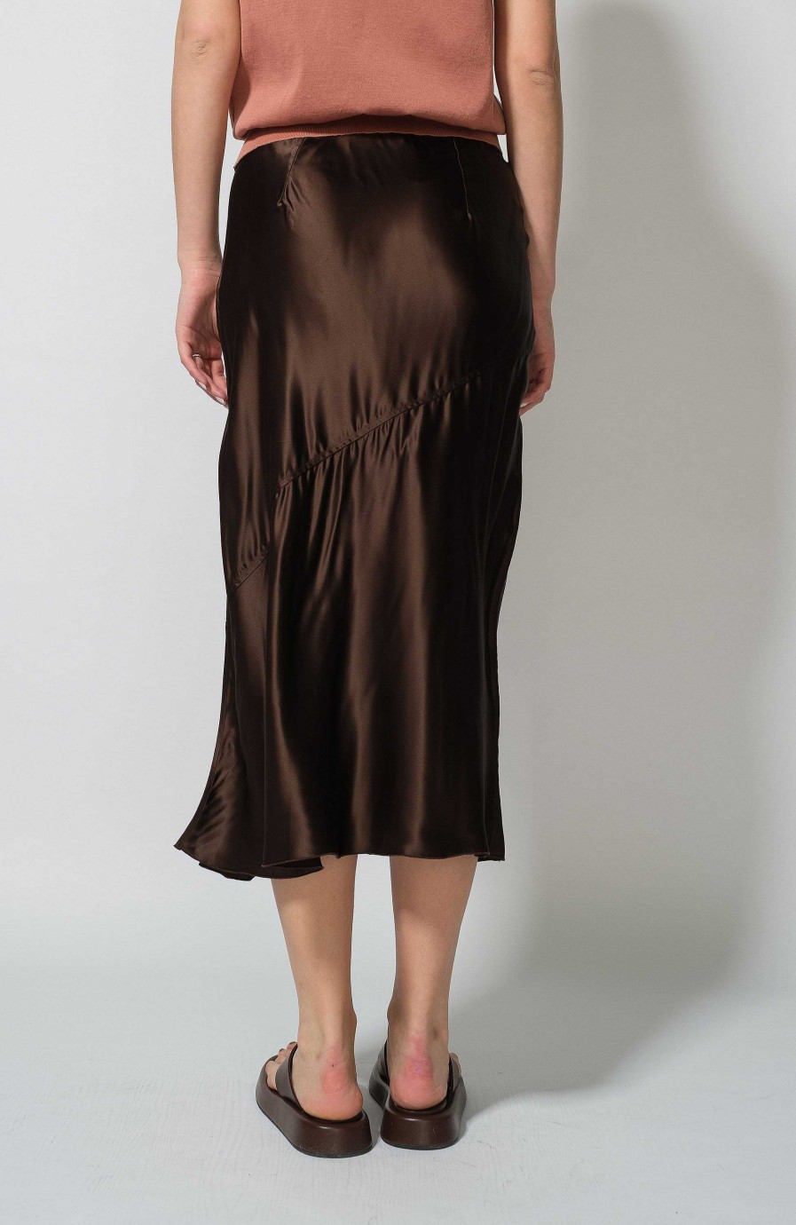 Women ERIKA CAVALLINI | Satin Midi Skirt