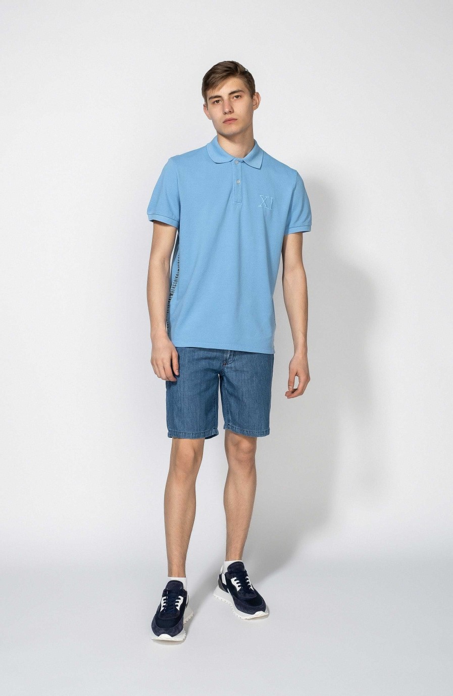 Men DIRK BIKKEMBERGS | Denim Linen Shorts