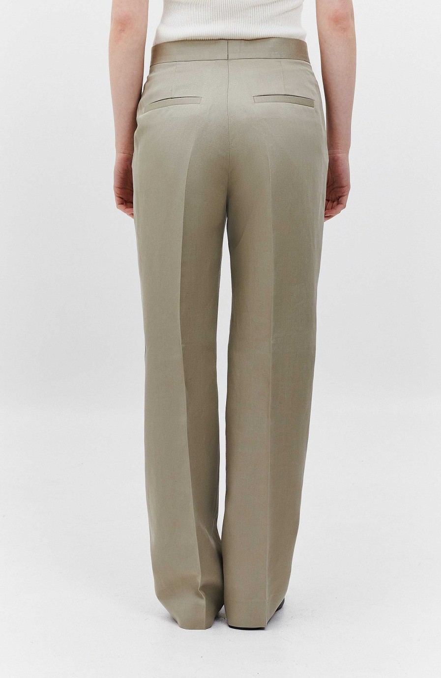 Women TIGER OF SWEDEN | Straight-Fit Linen Trousers Fragria