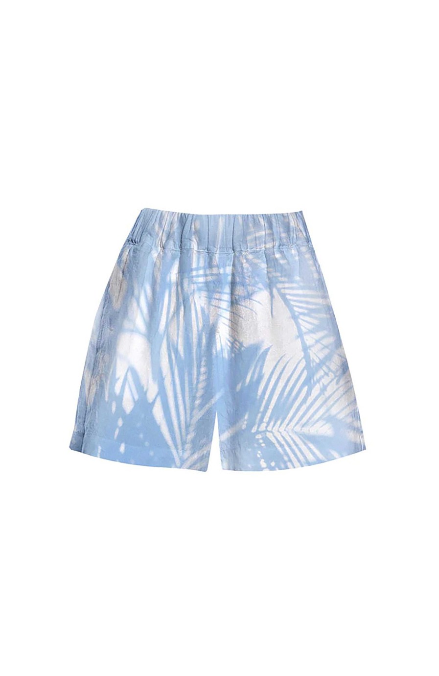 Women 120% LINO | Printed Linen Shorts