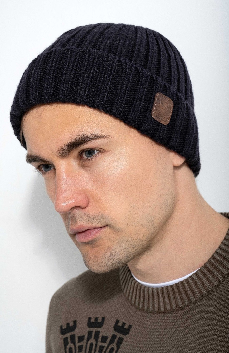 Men AERONAUTICA MILITARE | Knit Wool Beanie