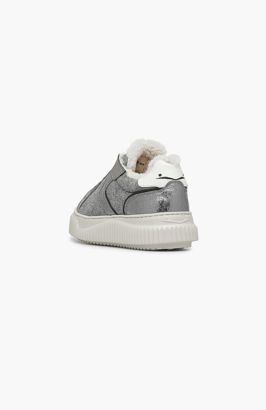 Women VOILE BLANCHE | Fur Suede Sneakers Lipari