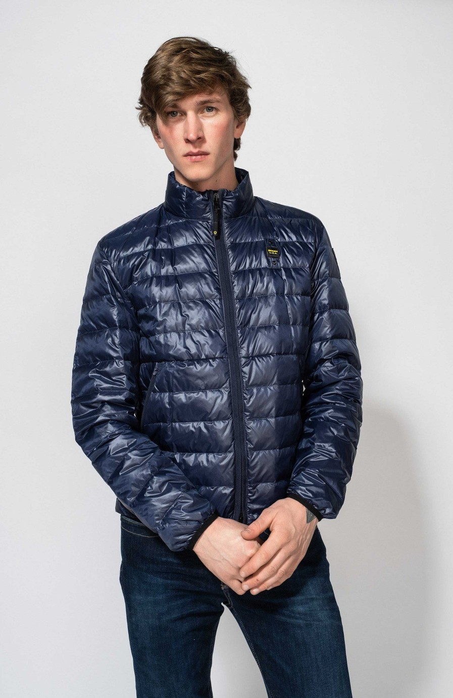 Men BLAUER | Feather Padded Jacket Bob