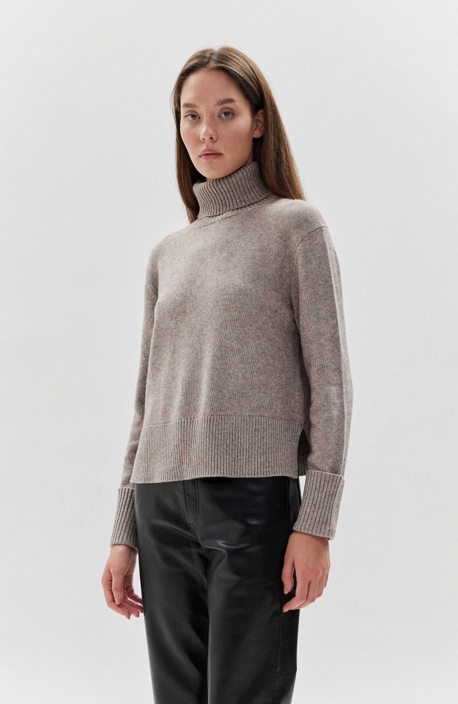 Women FTC CASHMERE | Relaxed-Fit Rollneck Pullover