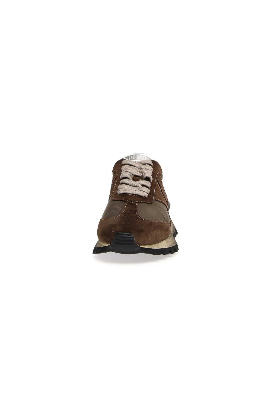 Men VOILE BLANCHE | Lace-Up Suede Sneakers Qwark