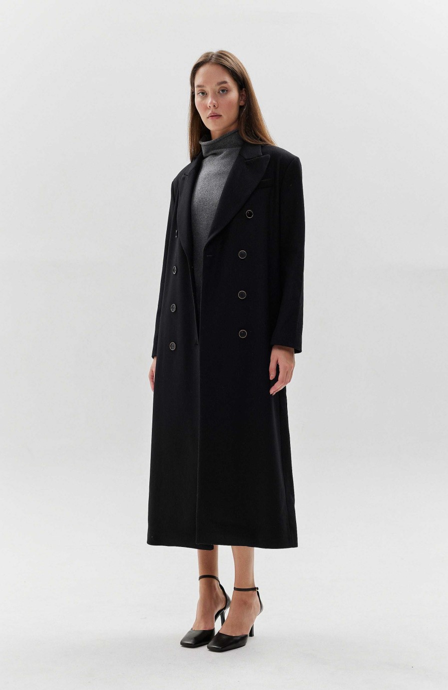 Women ERIKA CAVALLINI | Double Breasted Wool Coat