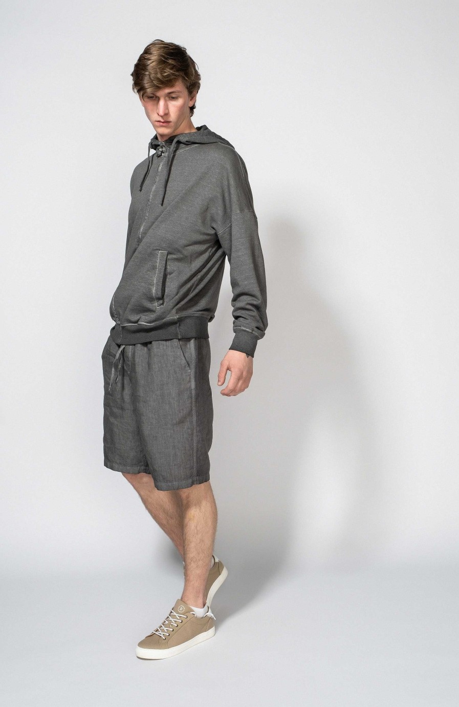 Men 120% LINO | Cotton Linen Hoodie