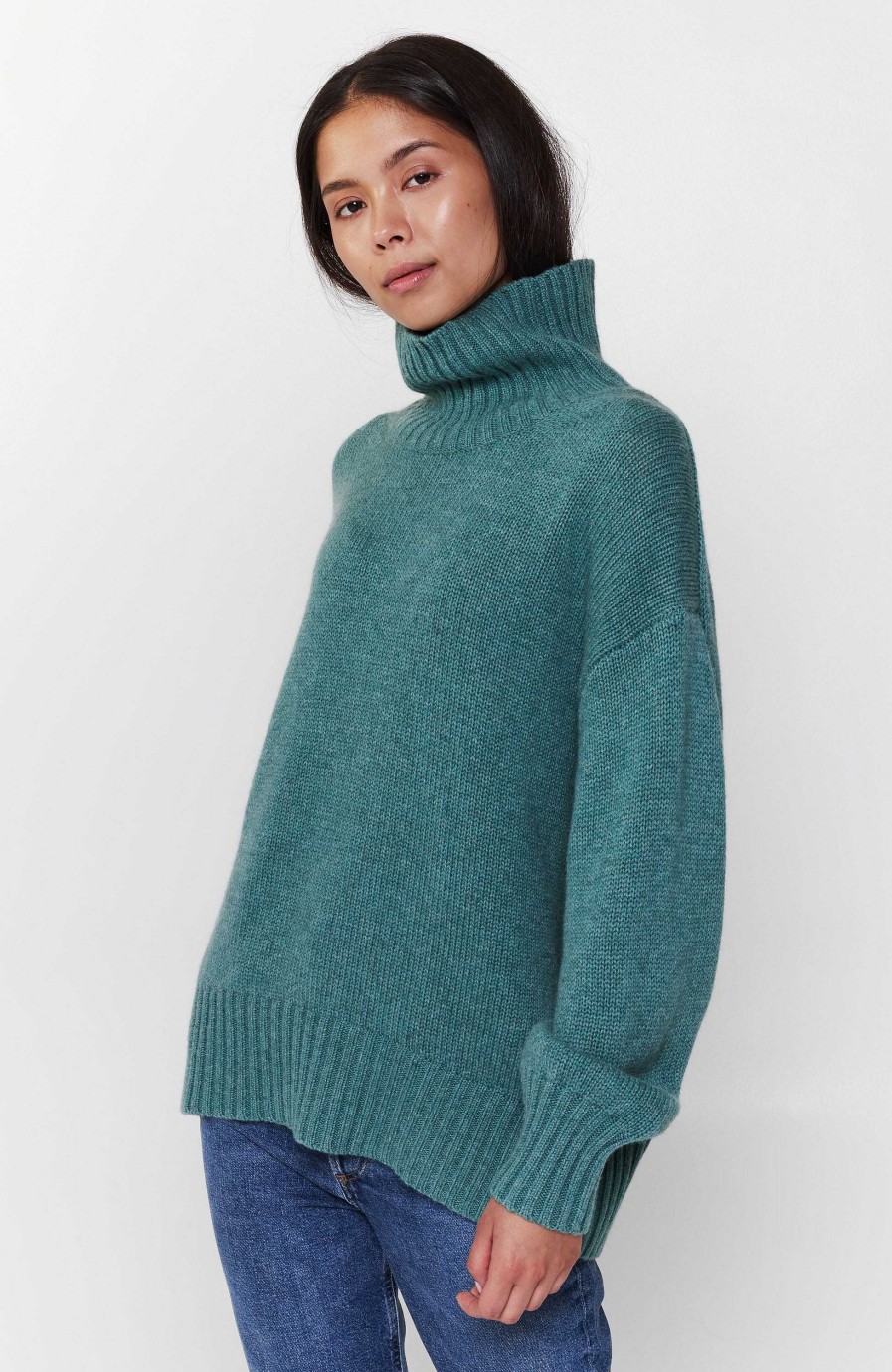 Women FTC CASHMERE | Highneck Knit Sweater