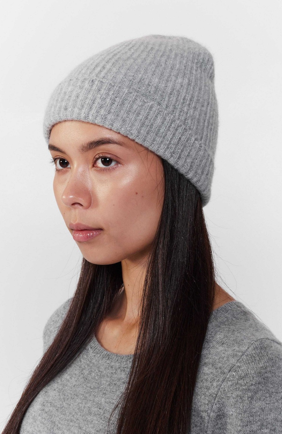 Men JOHNSTONS OF ELGIN | Unisex Ribbed Cashmere Hat