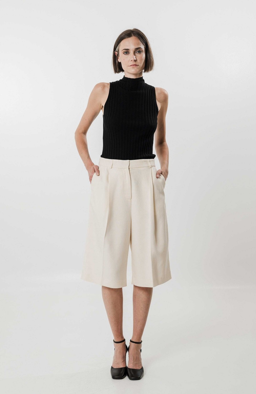 Women HOUSE OF DAGMAR | Tailored High-Waisted Shorts Malin