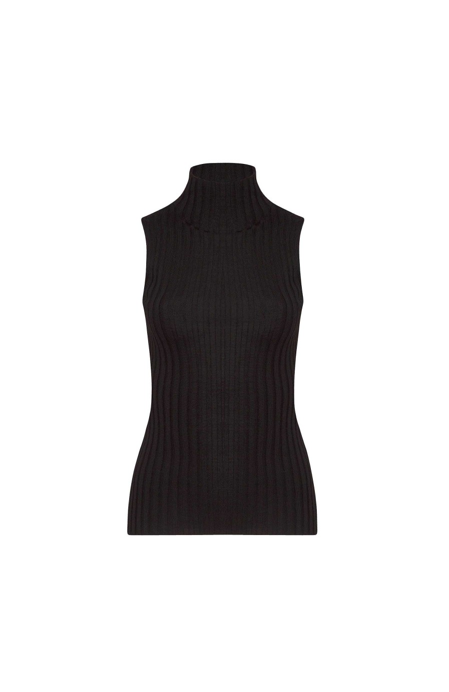 Women HOUSE OF DAGMAR | Highneck Ribbed Top Ronnie