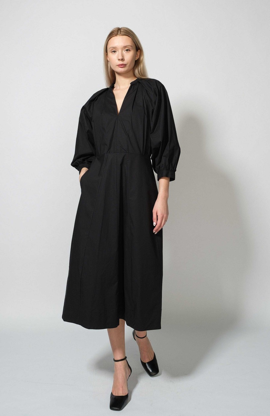 Women ERIKA CAVALLINI | Dart Fold Midi Dress