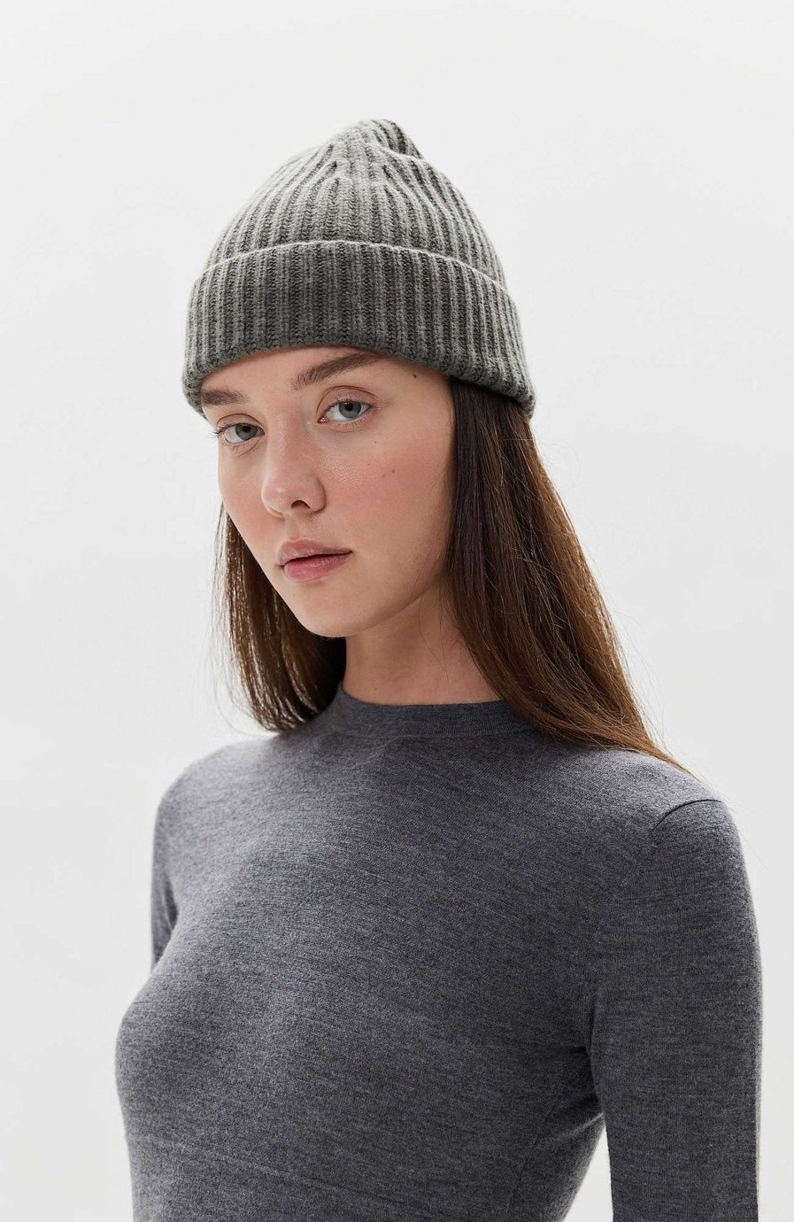 Women LISA YANG | Ribbed-Knit Cashmere Beanie Martigny