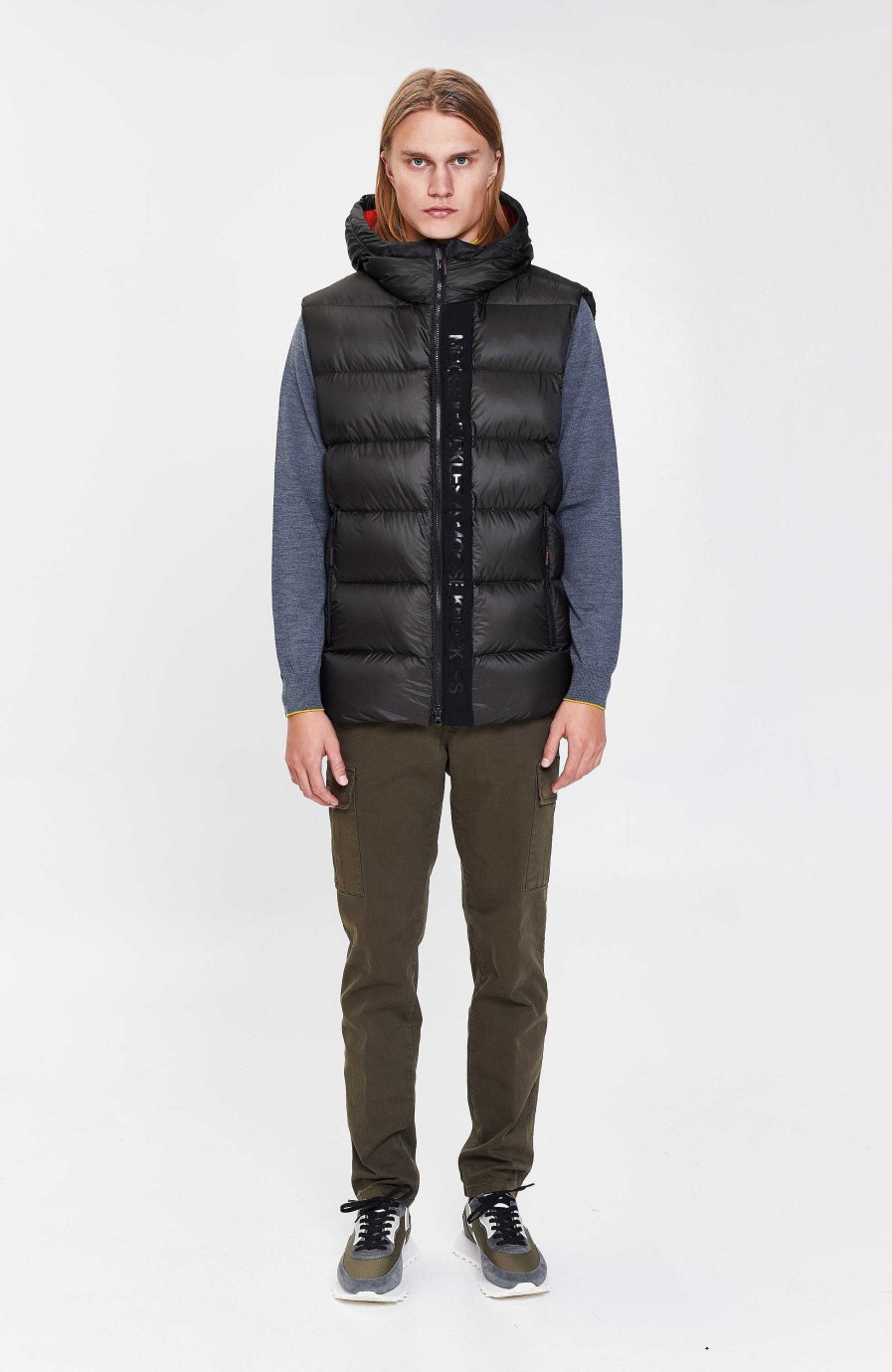 Men MOOSE KNUCKLES | Hooded Down Vest Orwell