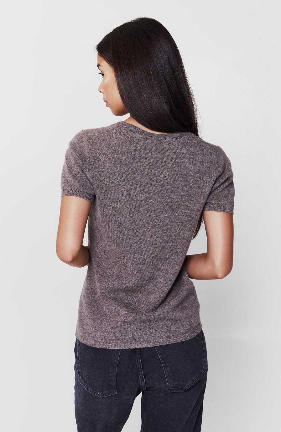 Women FTC CASHMERE | Short-Sleeve Cashmere Top