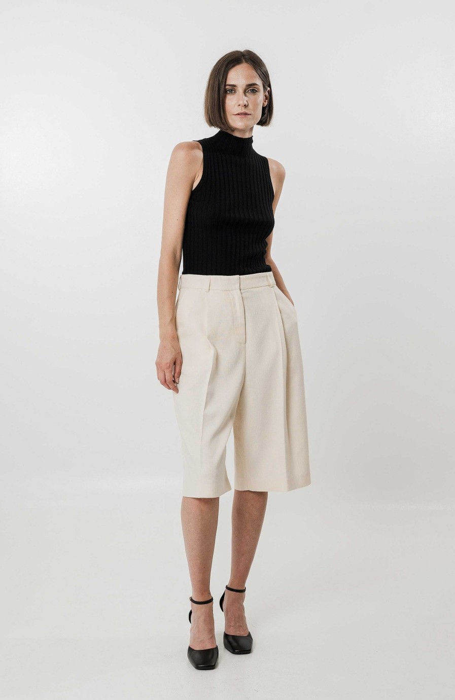 Women HOUSE OF DAGMAR | Tailored High-Waisted Shorts Malin