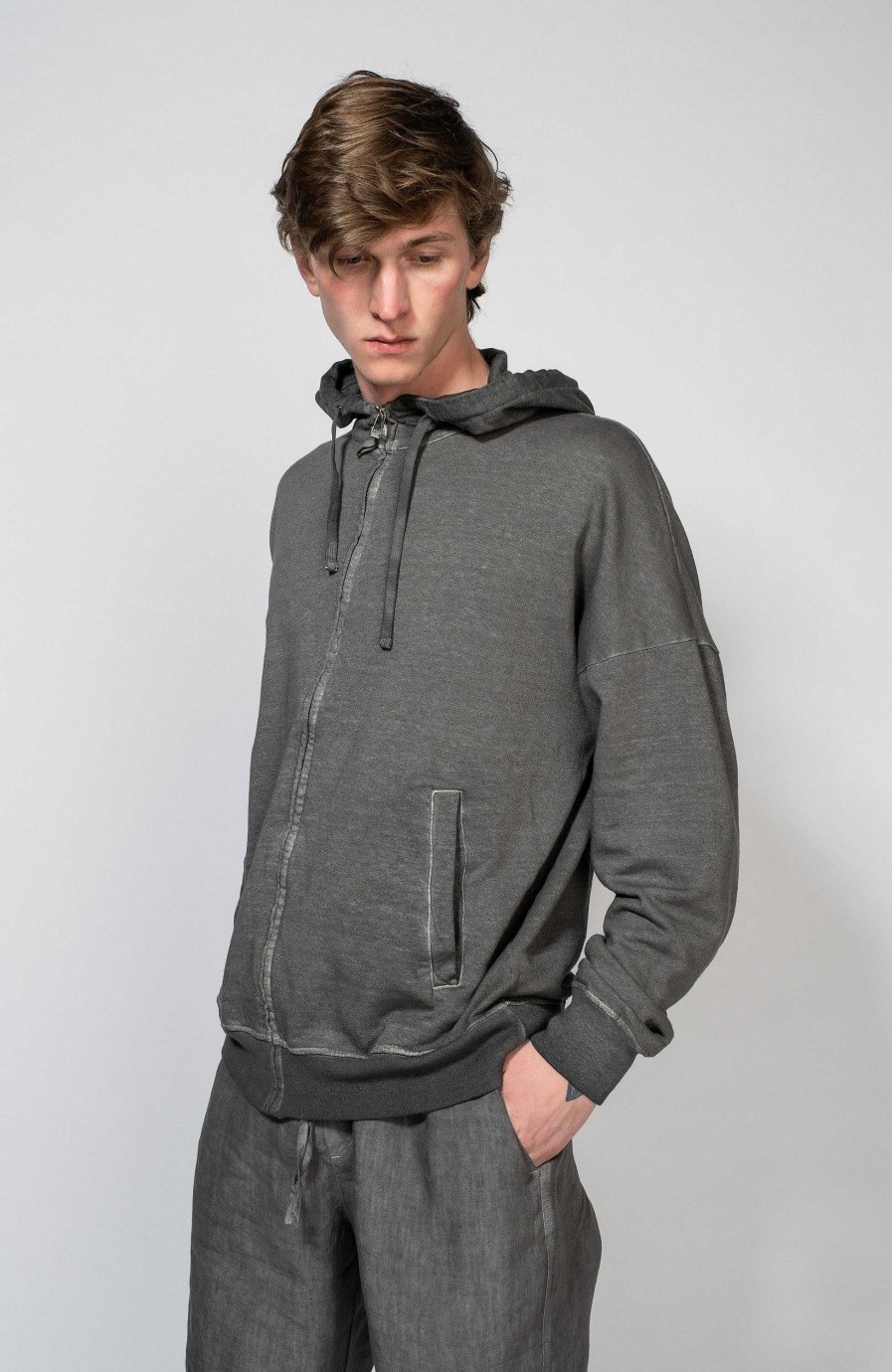 Men 120% LINO | Cotton Linen Hoodie