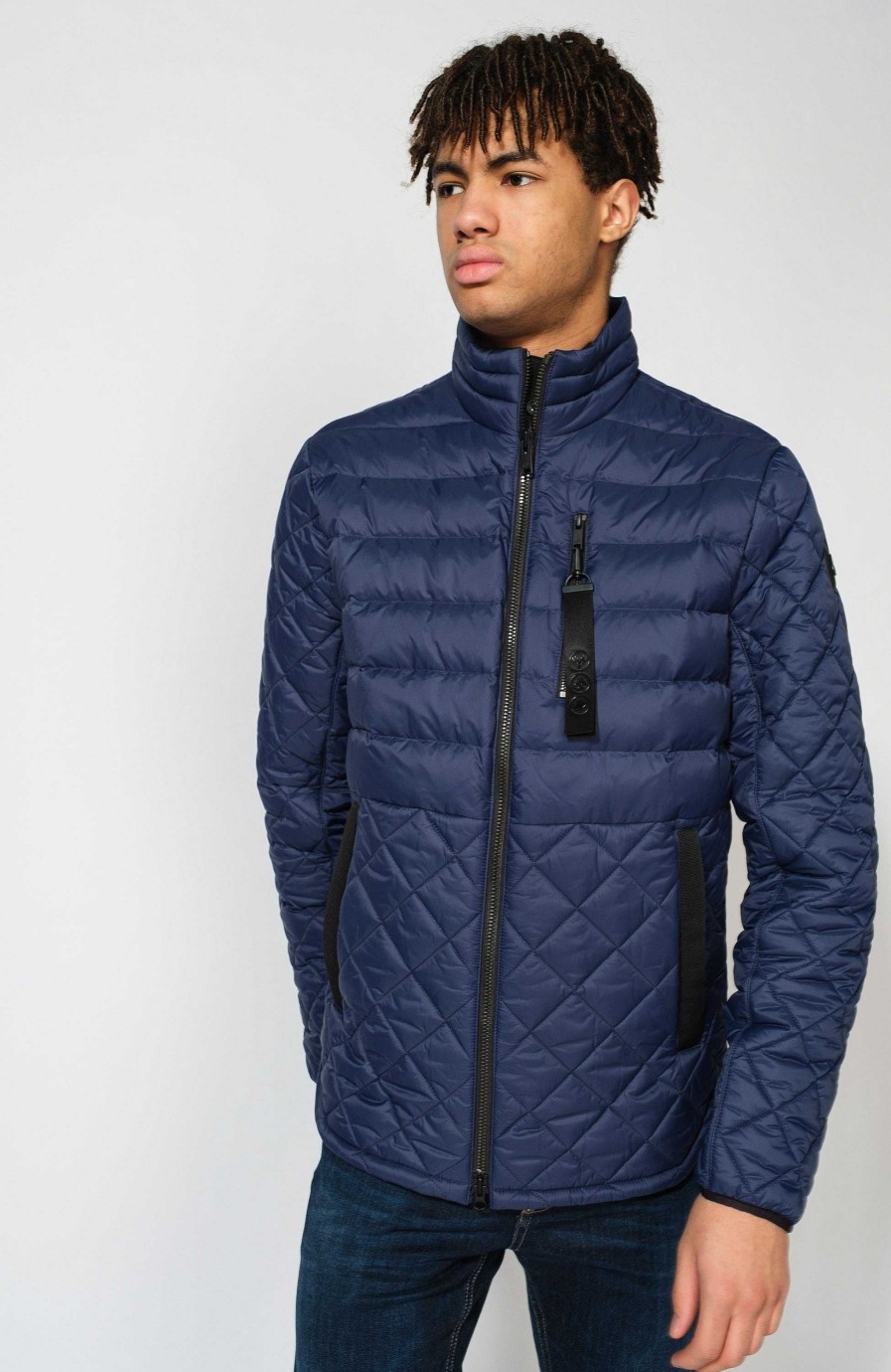 Men MOOSE KNUCKLES | Logo-Patch Padded Jacket Boynton