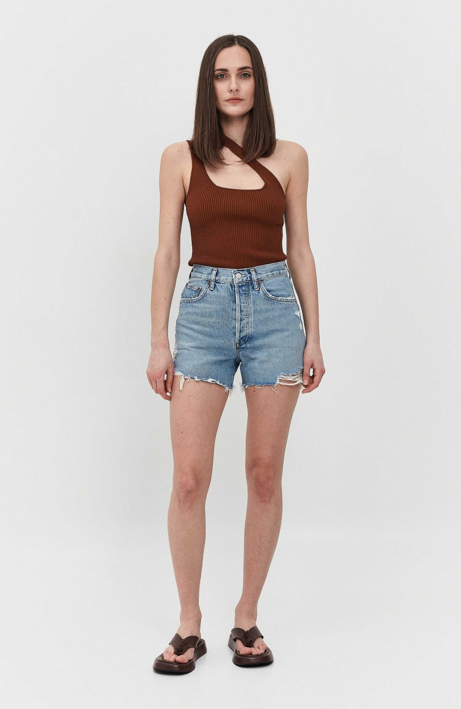 Women AGOLDE | High-Rise Shorts Dee