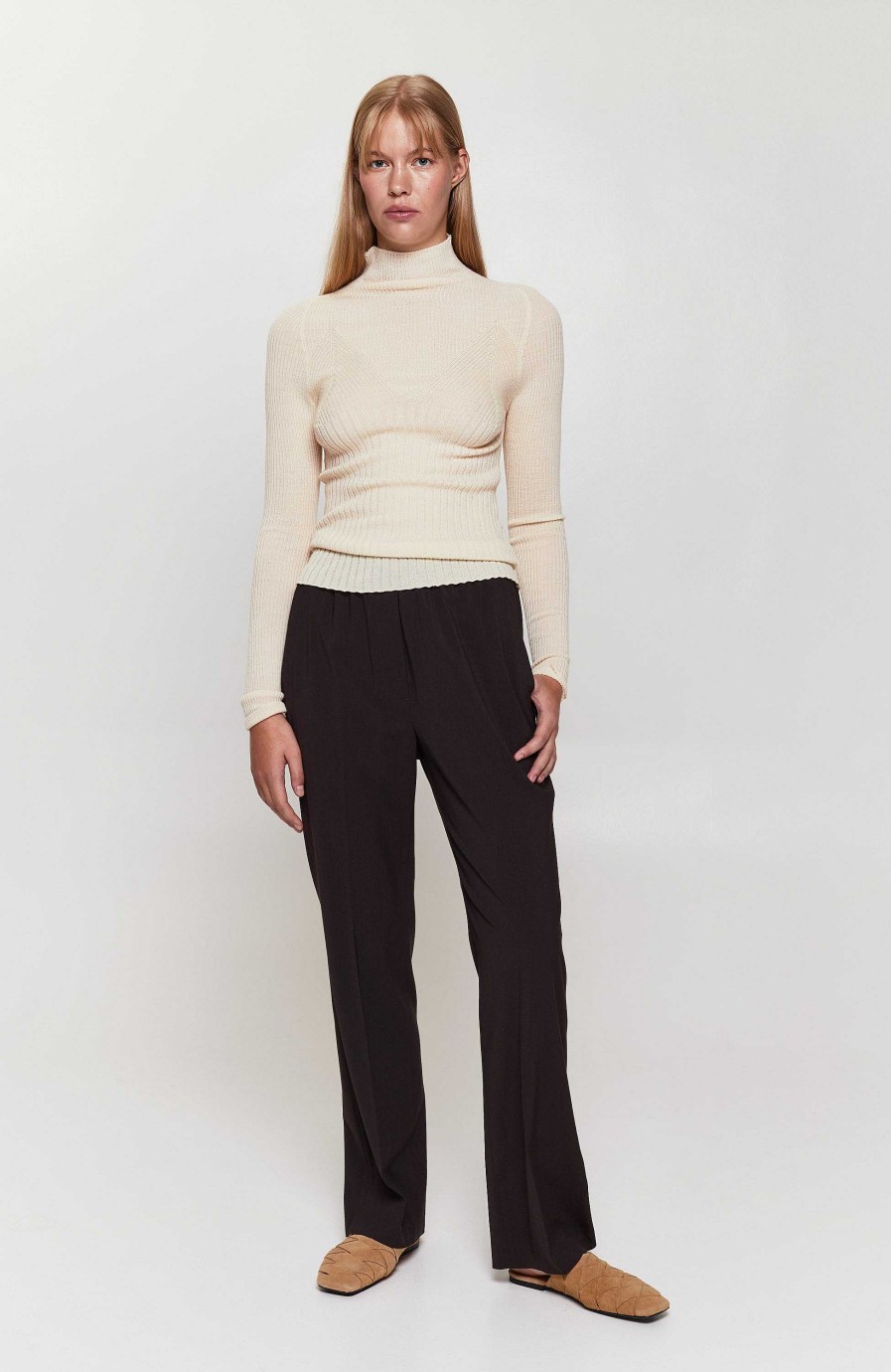 Women ERIKA CAVALLINI | Fine-Knit Longsleeve Top