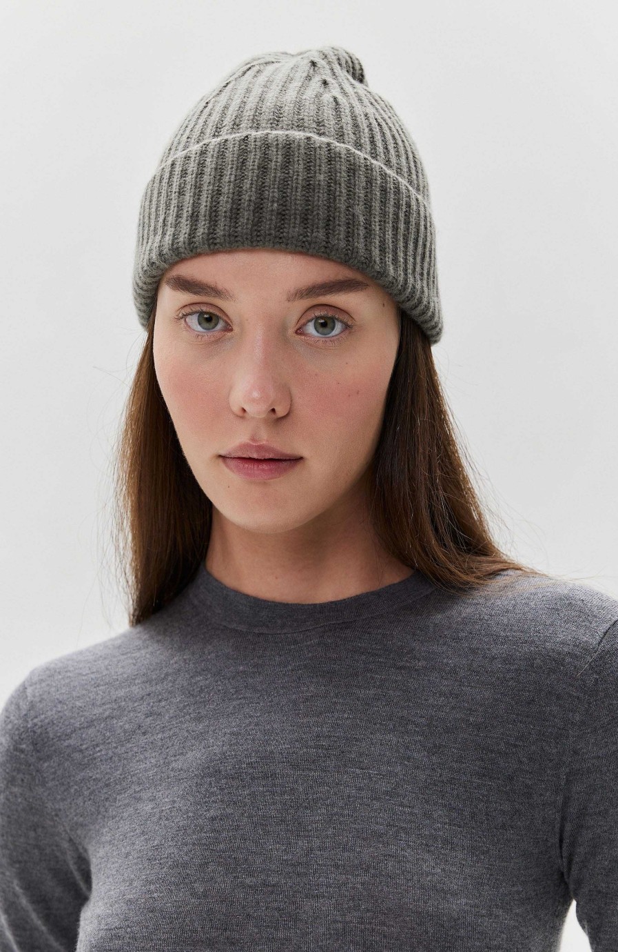 Women LISA YANG | Ribbed-Knit Cashmere Beanie Martigny