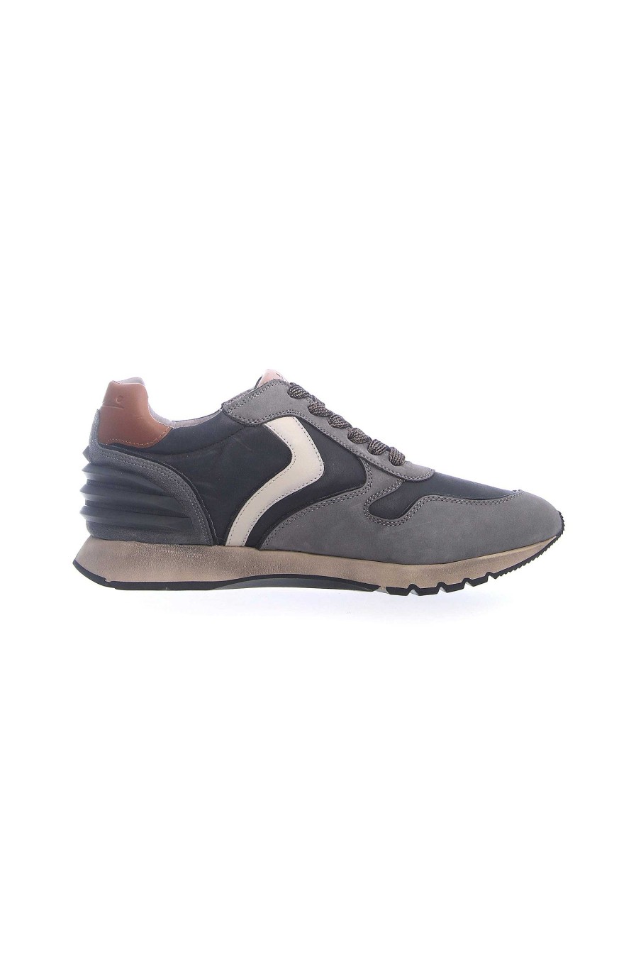 Men VOILE BLANCHE | Rubber-Heel Nubuck Sneakers Liam Power