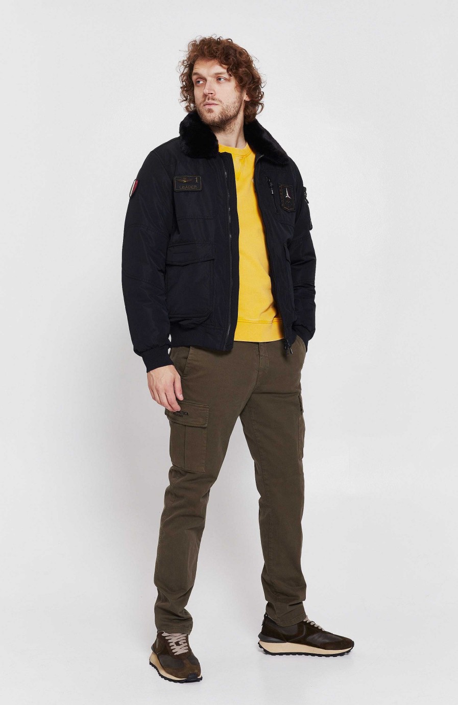 Men AERONAUTICA MILITARE | Pilot Padded Jacket