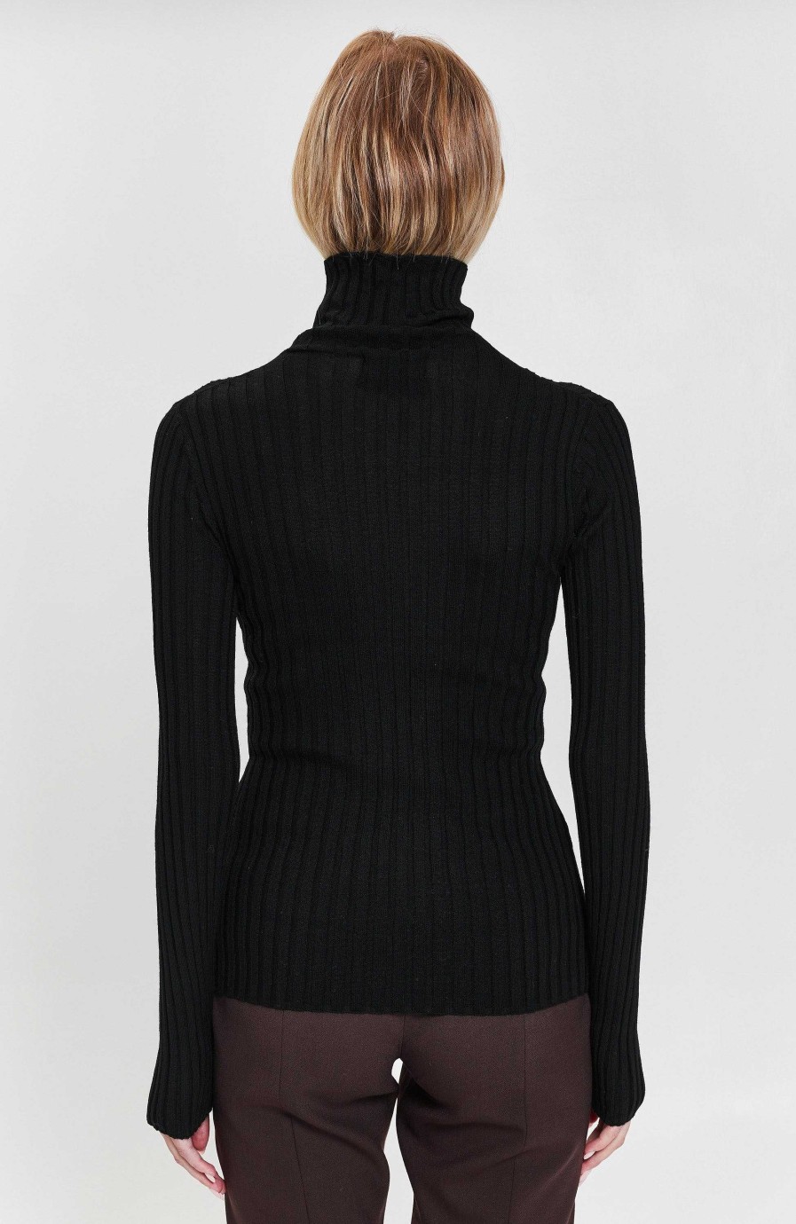 Women HOUSE OF DAGMAR | Ribbed Knit Cashmere Top Rafaella